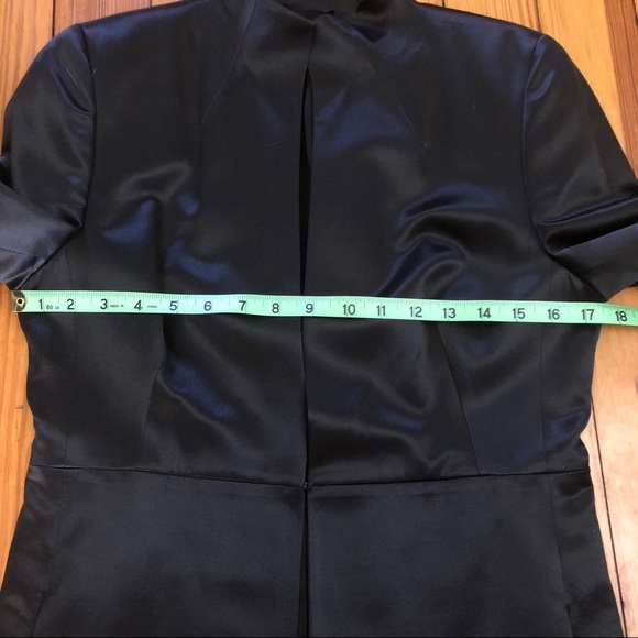 Akris black wool silk blend suit pants and blazer - Picture 4 of 8